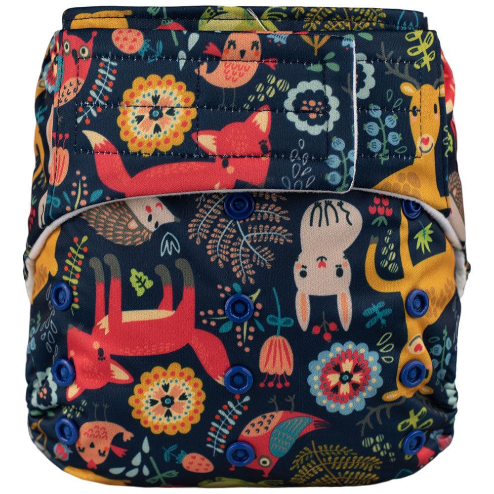 ELF | Couche lavable à poche | taille unique | Amis de la forêt