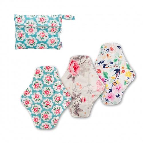 ALVA | Ensembles de serviettes hygiéniques lavables | Moyennes