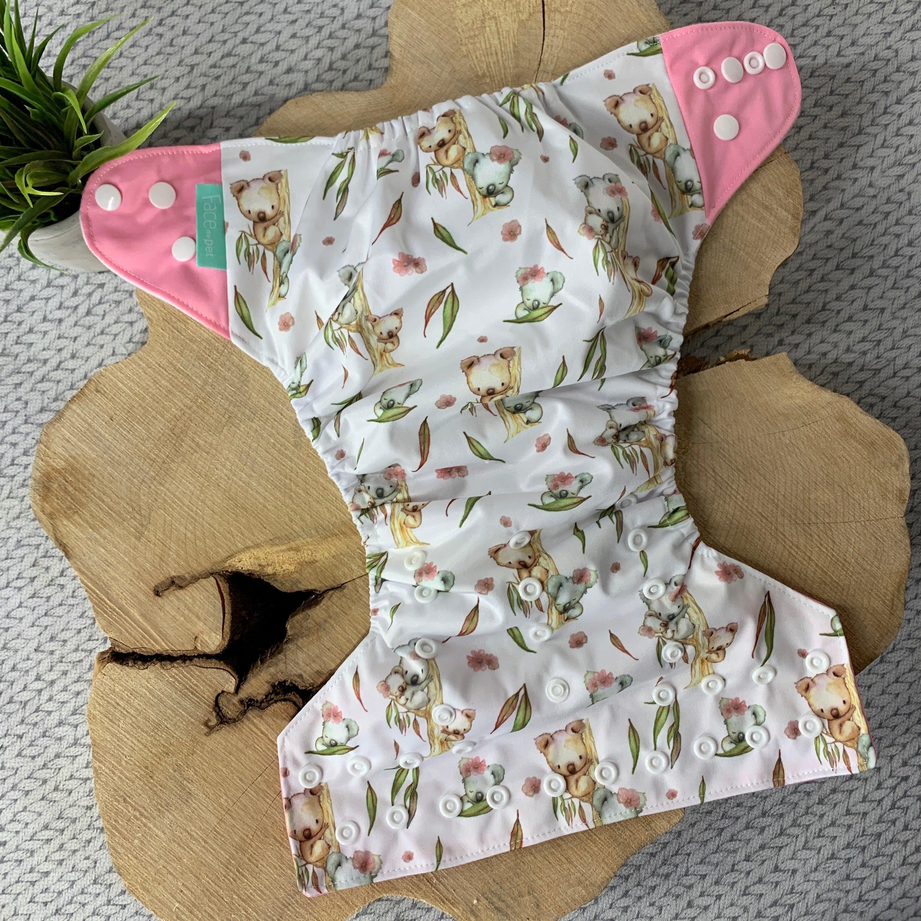 FACE DE PET | Couche lavable à poche | taille unique | Koala