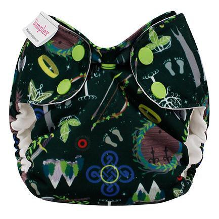 Blueberry Simplex | Couche lavable Tout en Un | taille NOUVEAU-NÉ | Precious