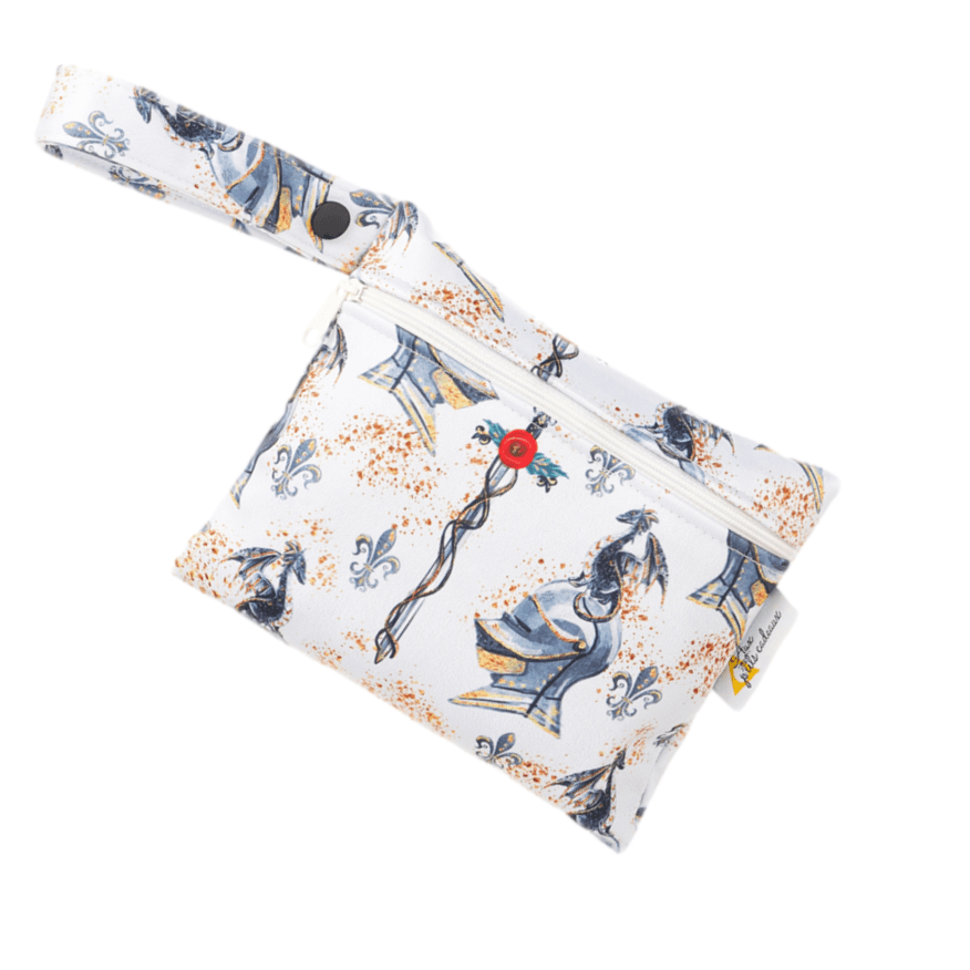 Aux P'tits Cadeaux | Mini sac imperméable double PUL | Dragon Knight