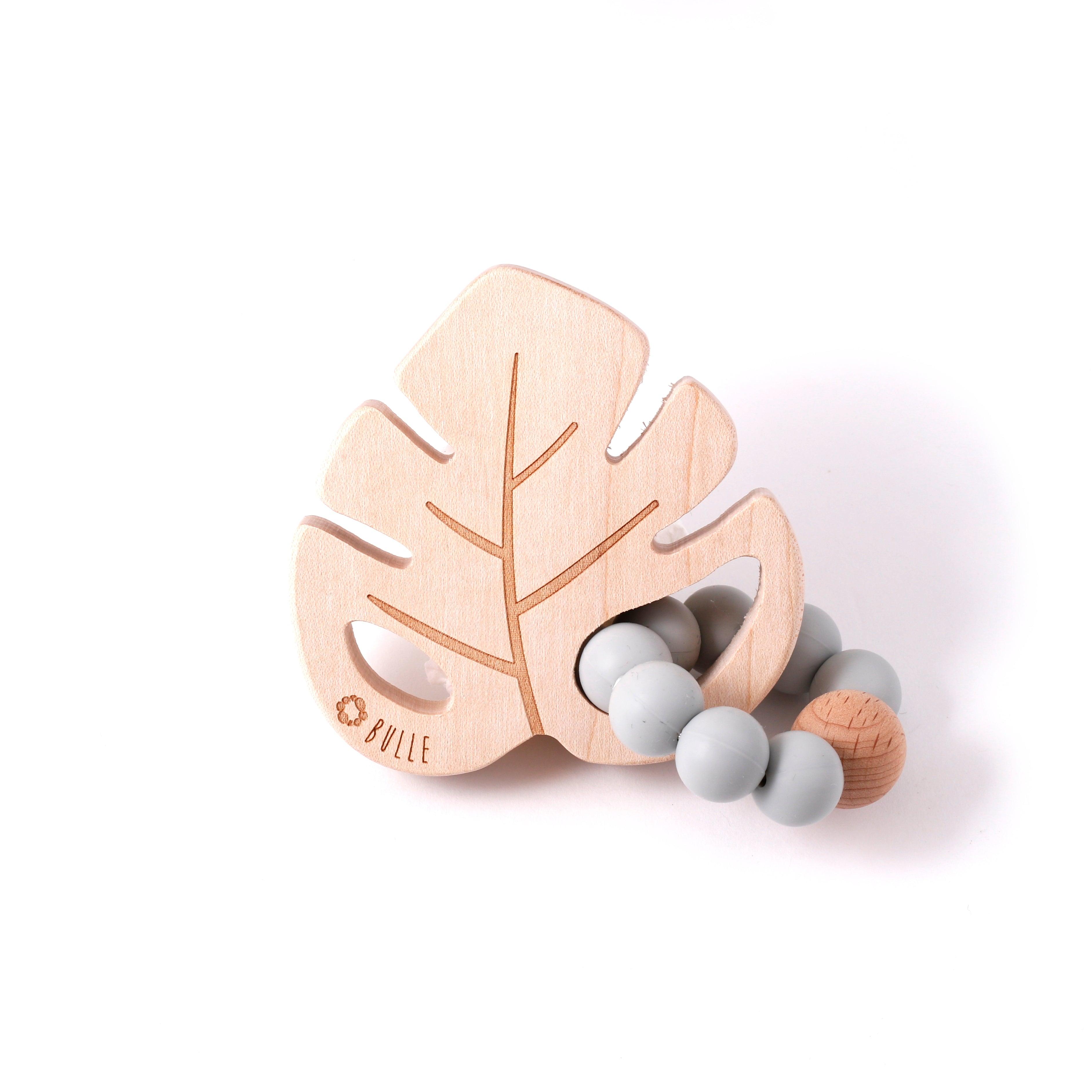 BULLE | Hochet de dentition | Feuille