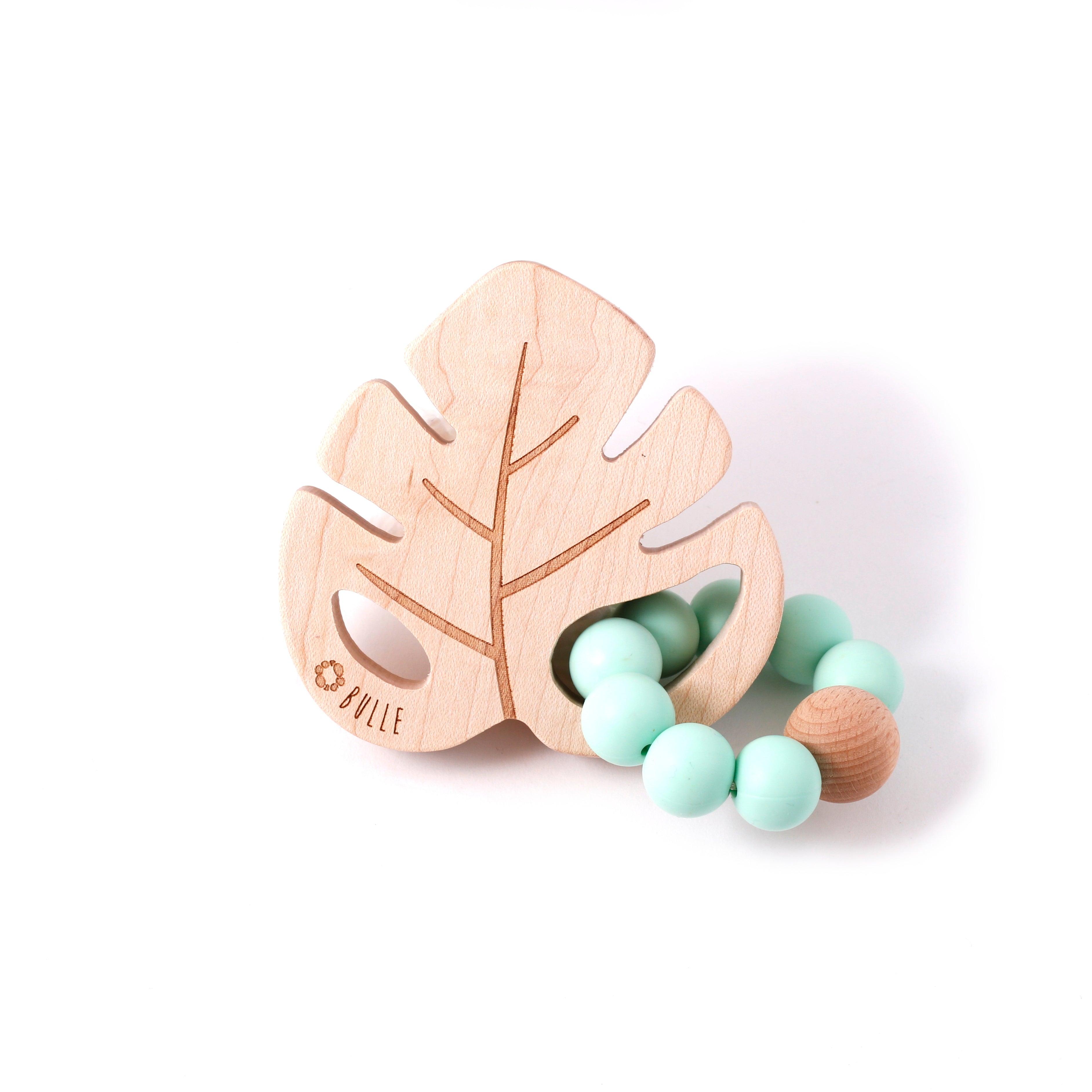 BULLE | Hochet de dentition | Feuille