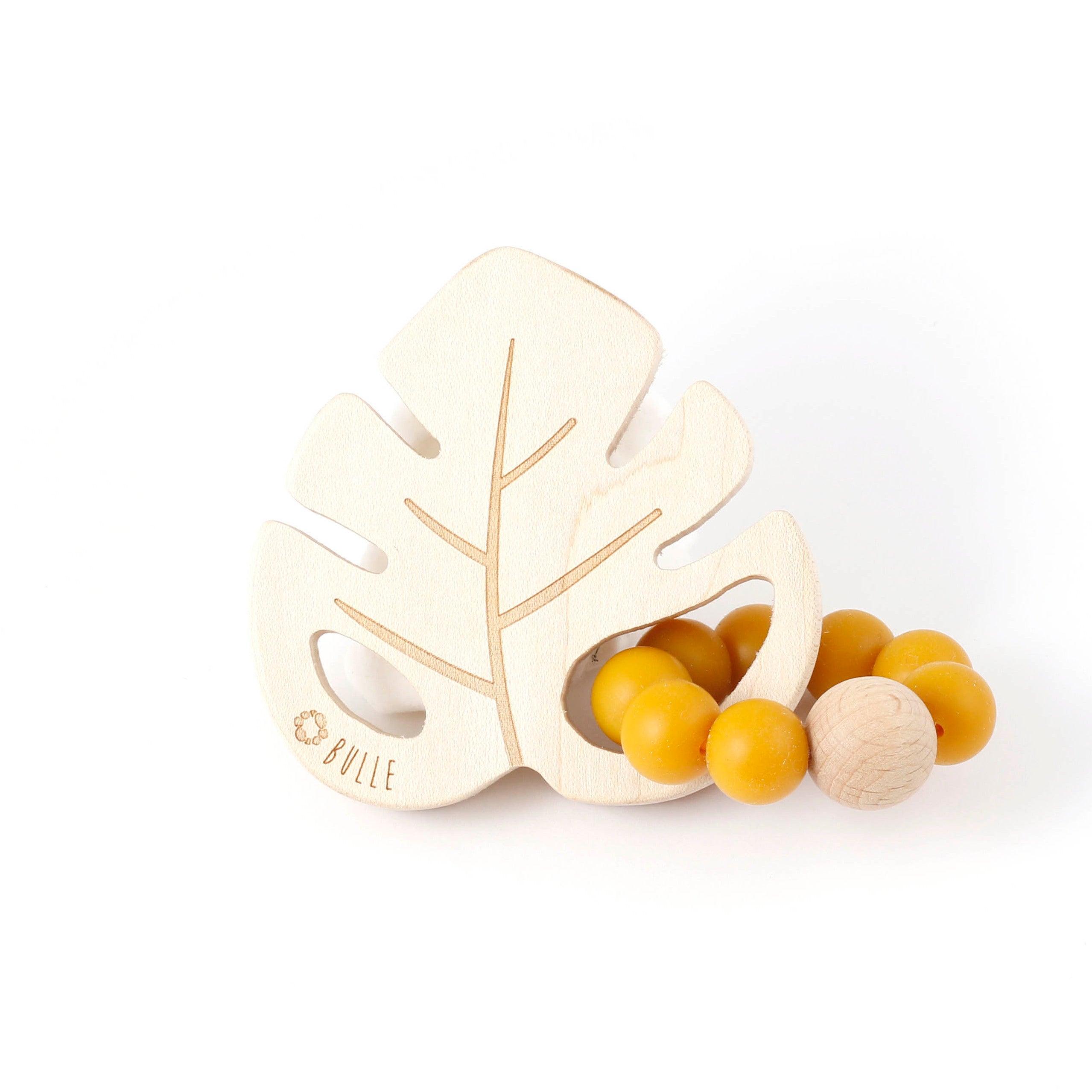 BULLE | Hochet de dentition | Feuille