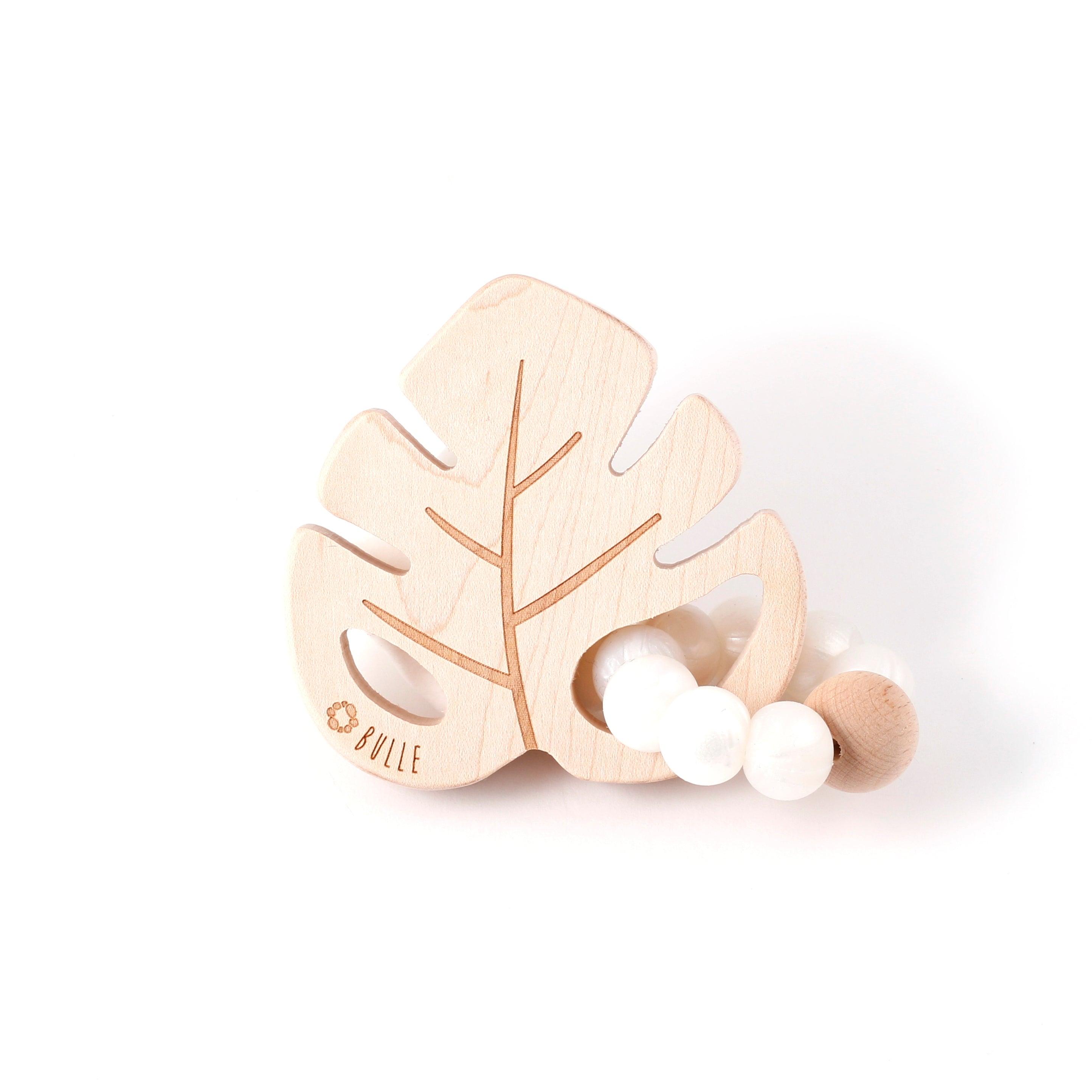 BULLE | Hochet de dentition | Feuille