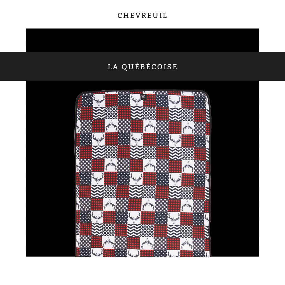 Chevreuil | Alèze imperméable (lit de bébé) | La Québécoise