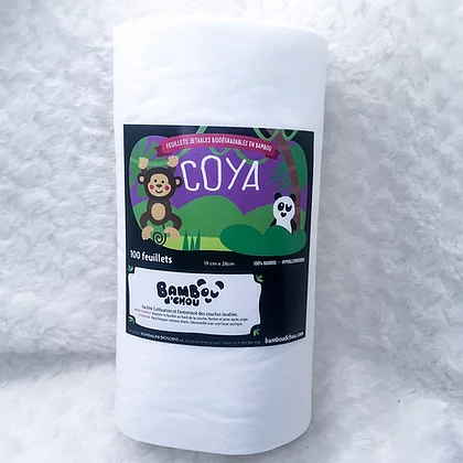 Bambou d'chou | Feuillets jetables biodégradables en bambou