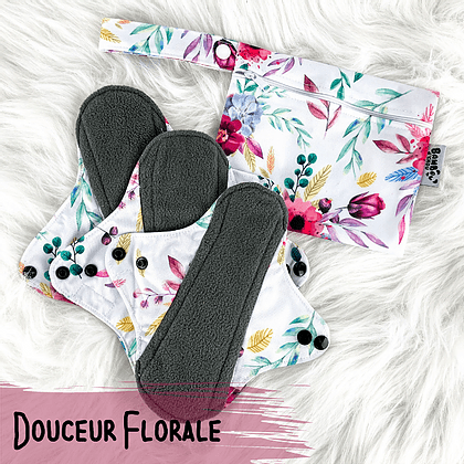 Bambou d'chou | Serviettes hygiéniques | Douceur florale