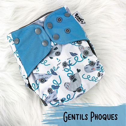 Bambou d'chou | Couche lavable à poche | Gentils phoques