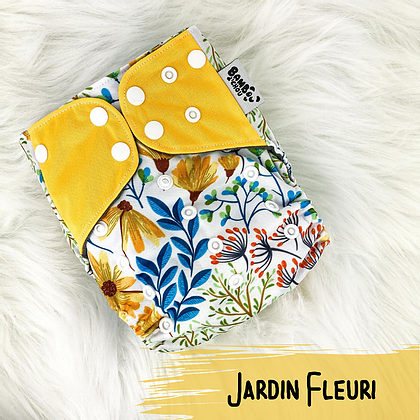 Bambou d'chou | Couche lavable à poche | Jardin fleuri