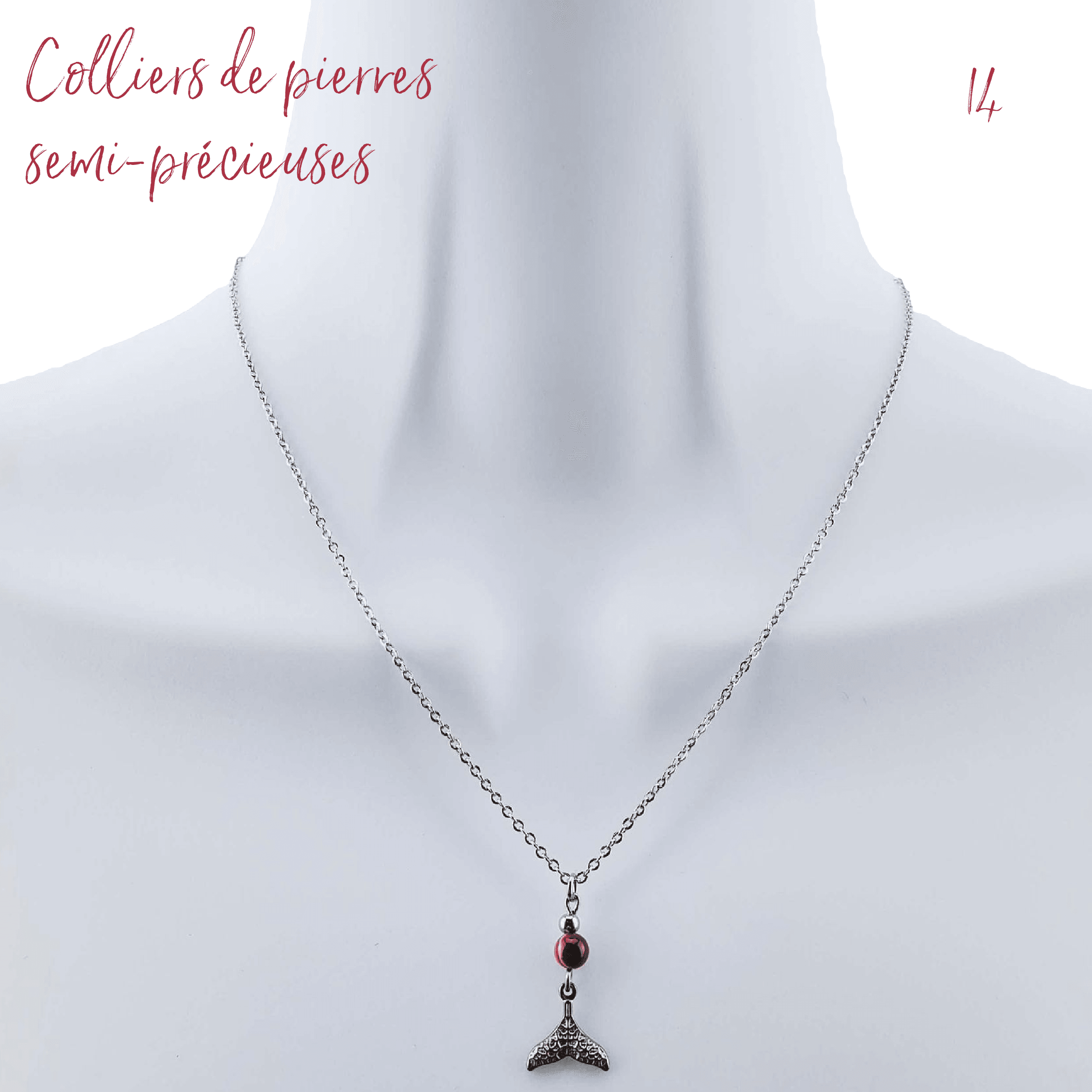 Bijoux Doigts de fée | Collection ''On Sème'' | Colliers de pierres semi-précieuses