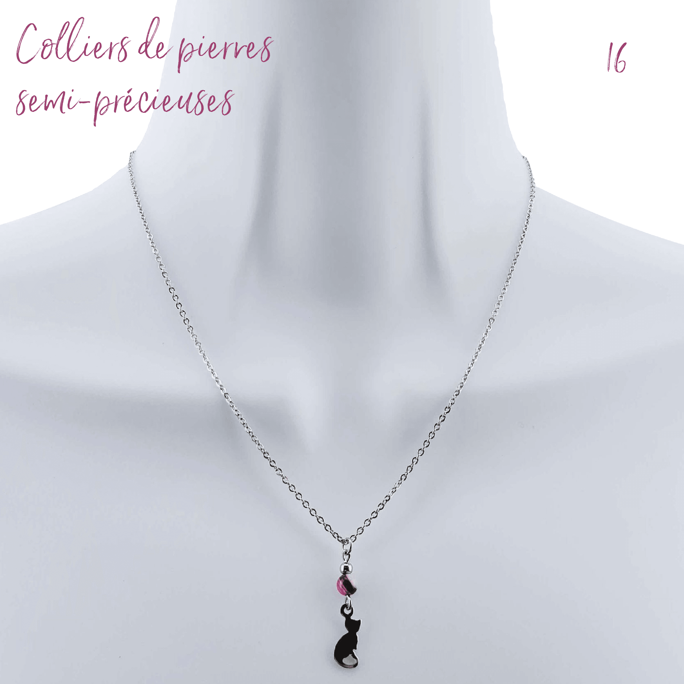 Bijoux Doigts de fée | Collection ''On Sème'' | Colliers de pierres semi-précieuses