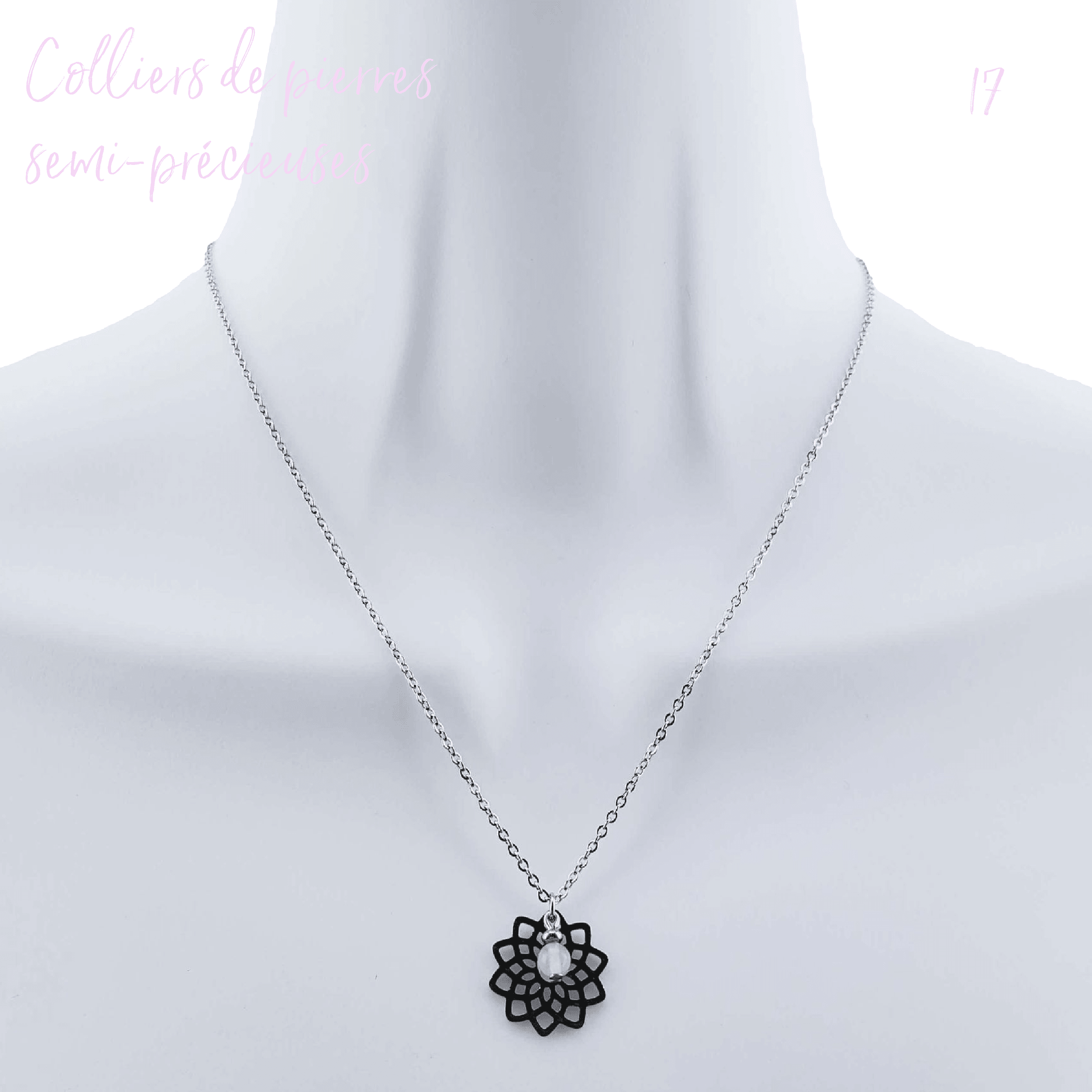 Bijoux Doigts de fée | Collection ''On Sème'' | Colliers de pierres semi-précieuses