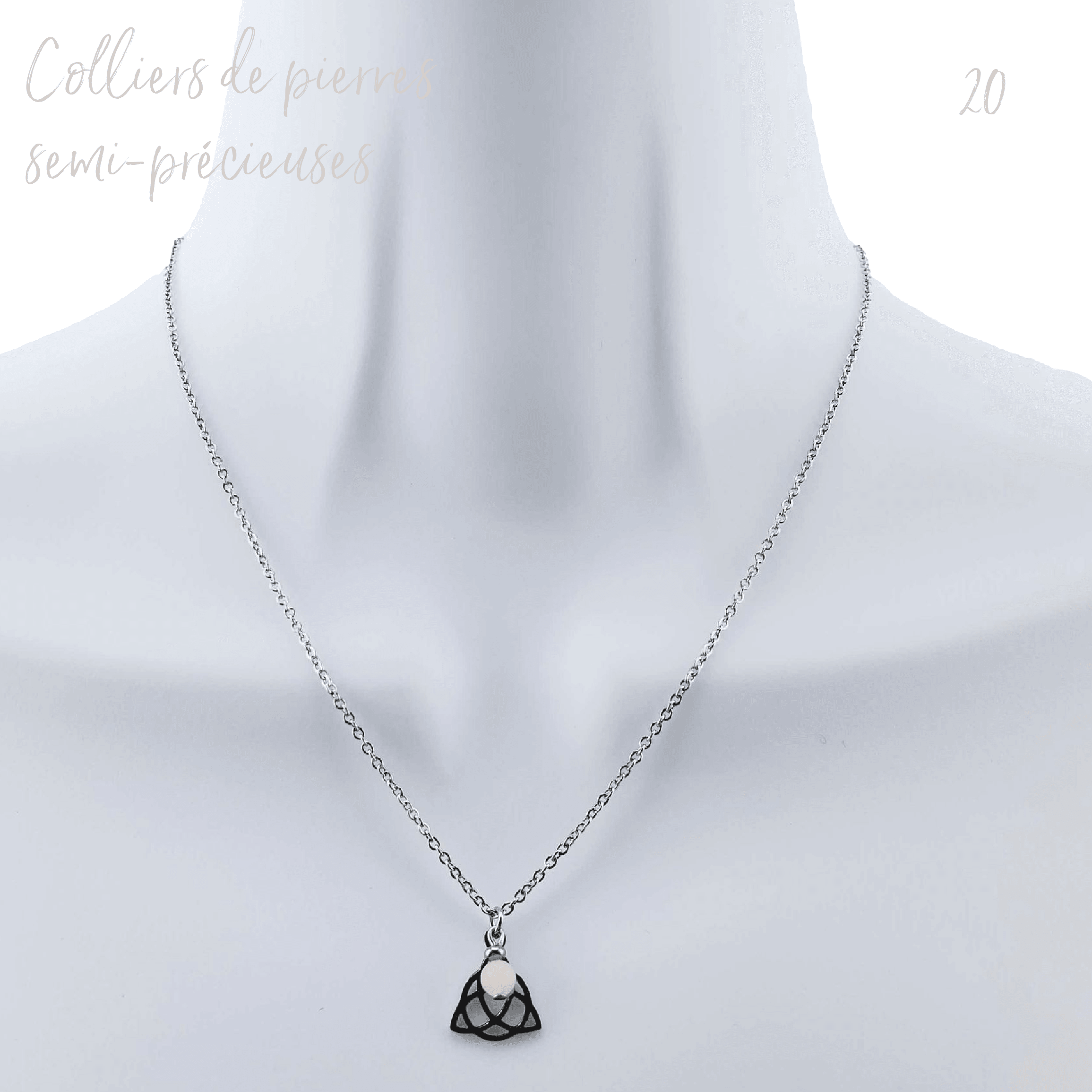 Bijoux Doigts de fée | Collection ''On Sème'' | Colliers de pierres semi-précieuses