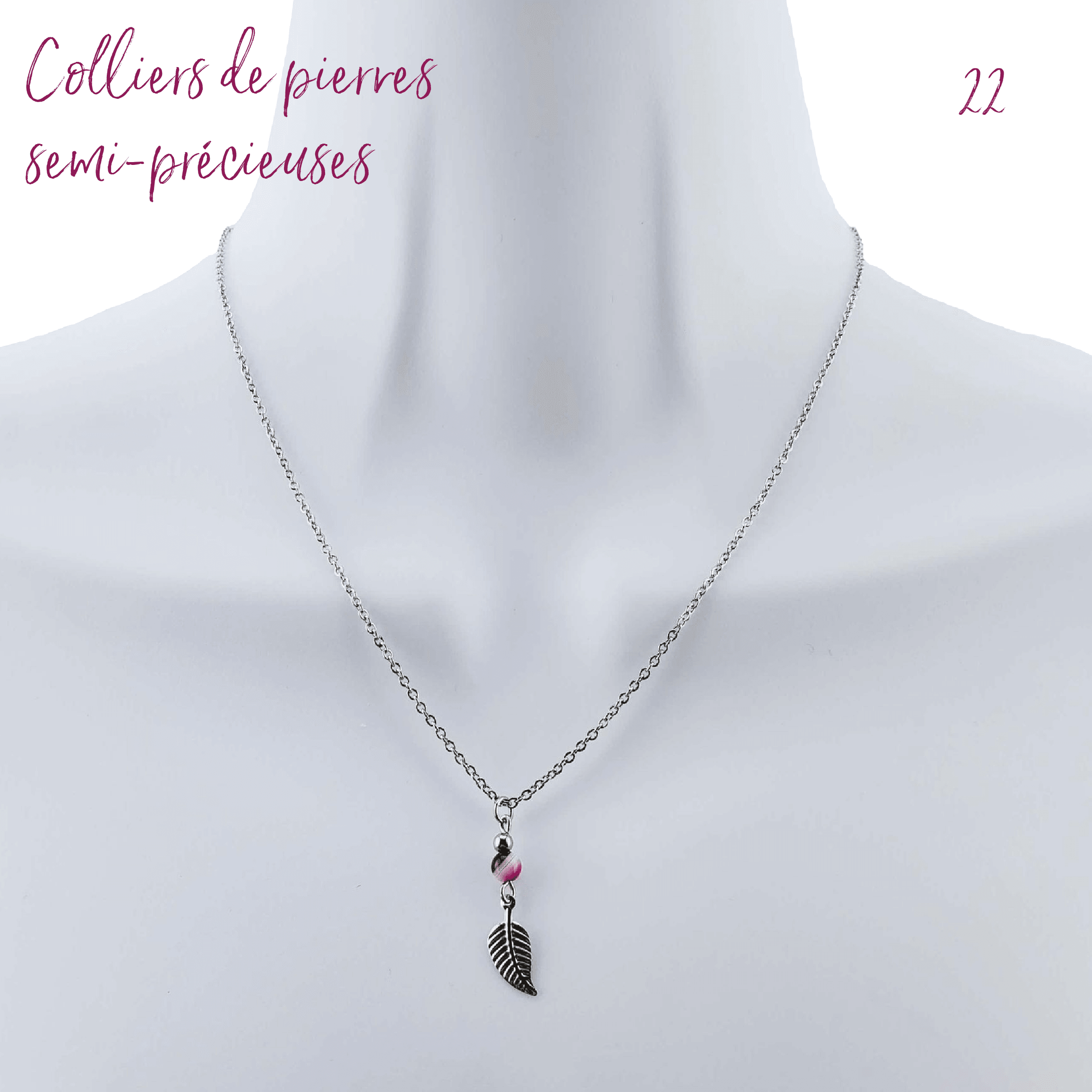 Bijoux Doigts de fée | Collection ''On Sème'' | Colliers de pierres semi-précieuses