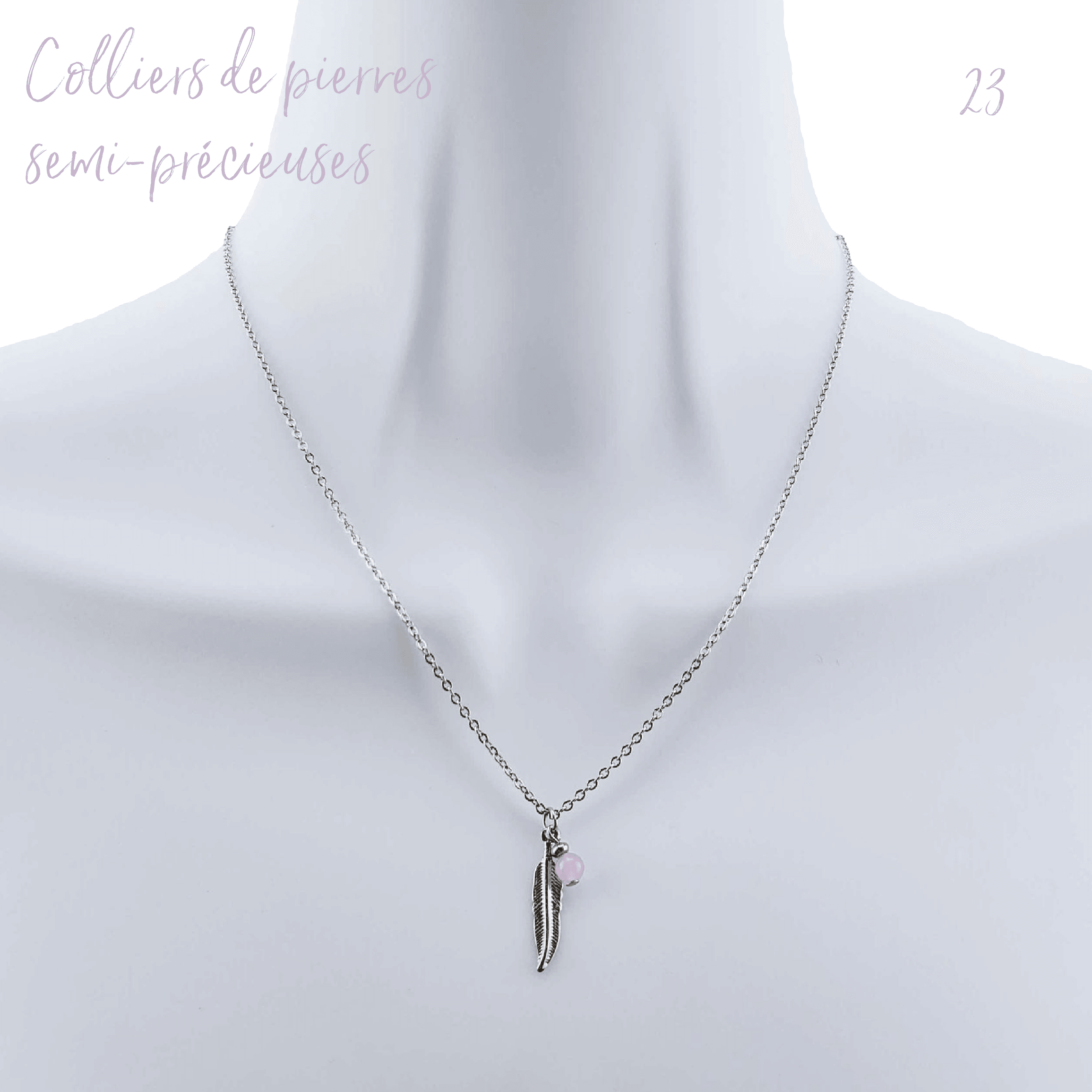 Bijoux Doigts de fée | Collection ''On Sème'' | Colliers de pierres semi-précieuses
