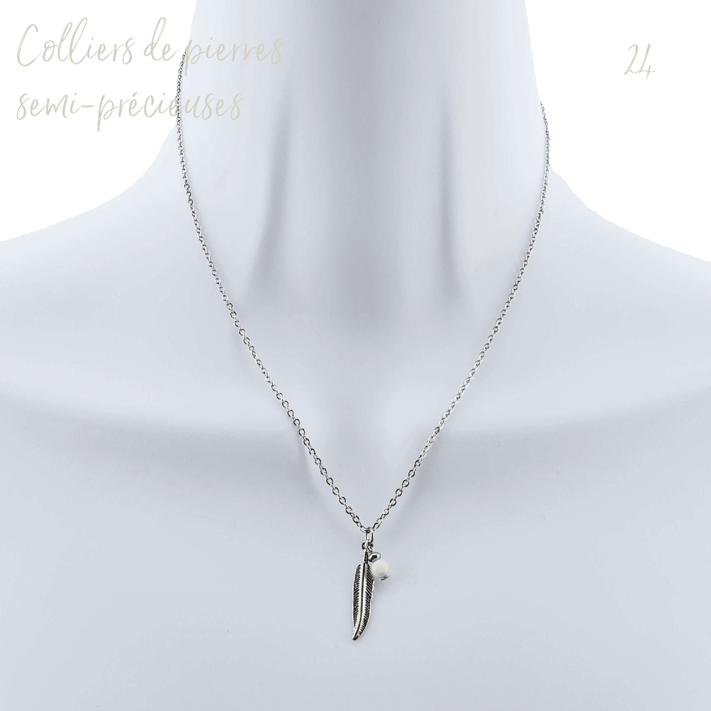 Bijoux Doigts de fée | Collection ''On Sème'' | Colliers de pierres semi-précieuses