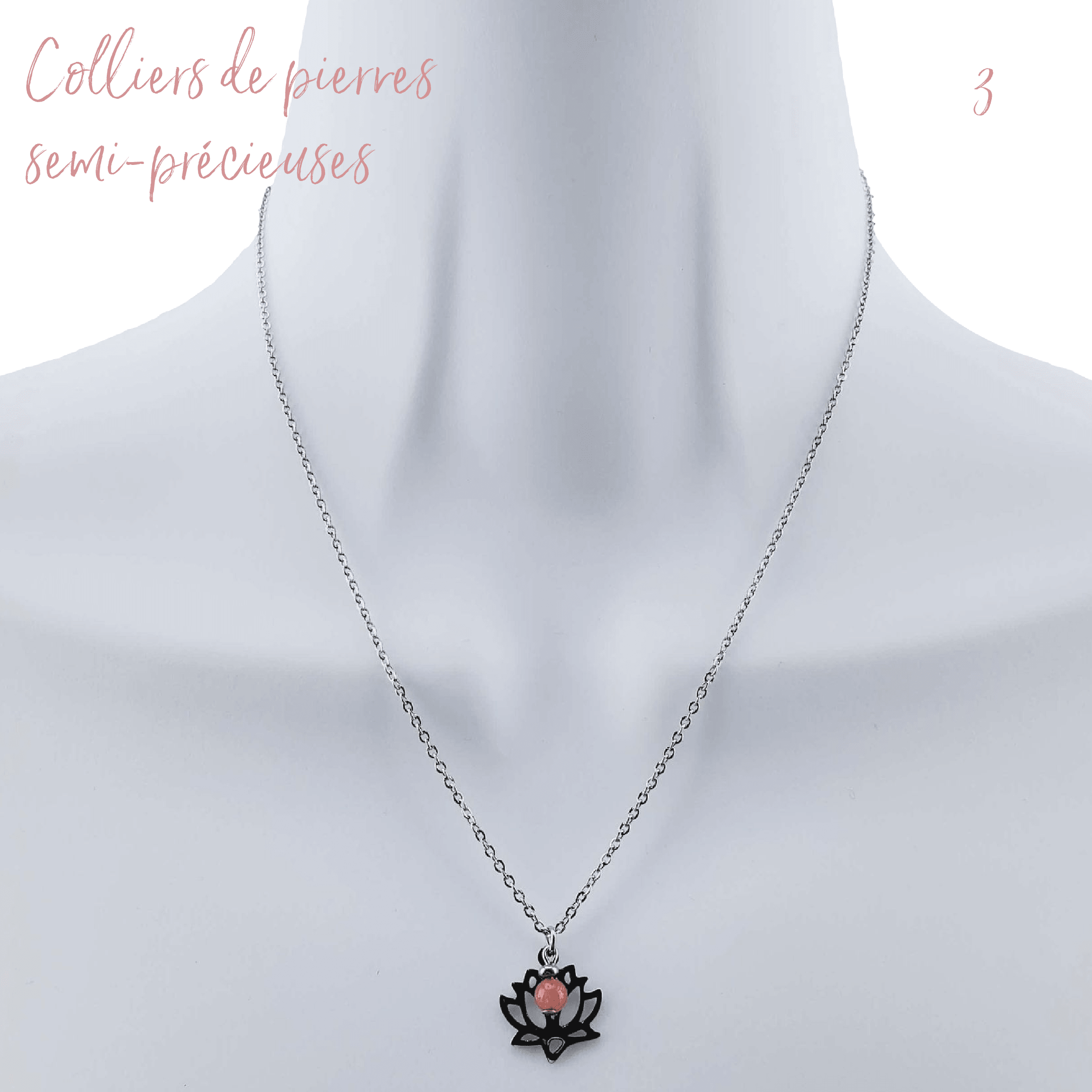 Bijoux Doigts de fée | Collection ''On Sème'' | Colliers de pierres semi-précieuses