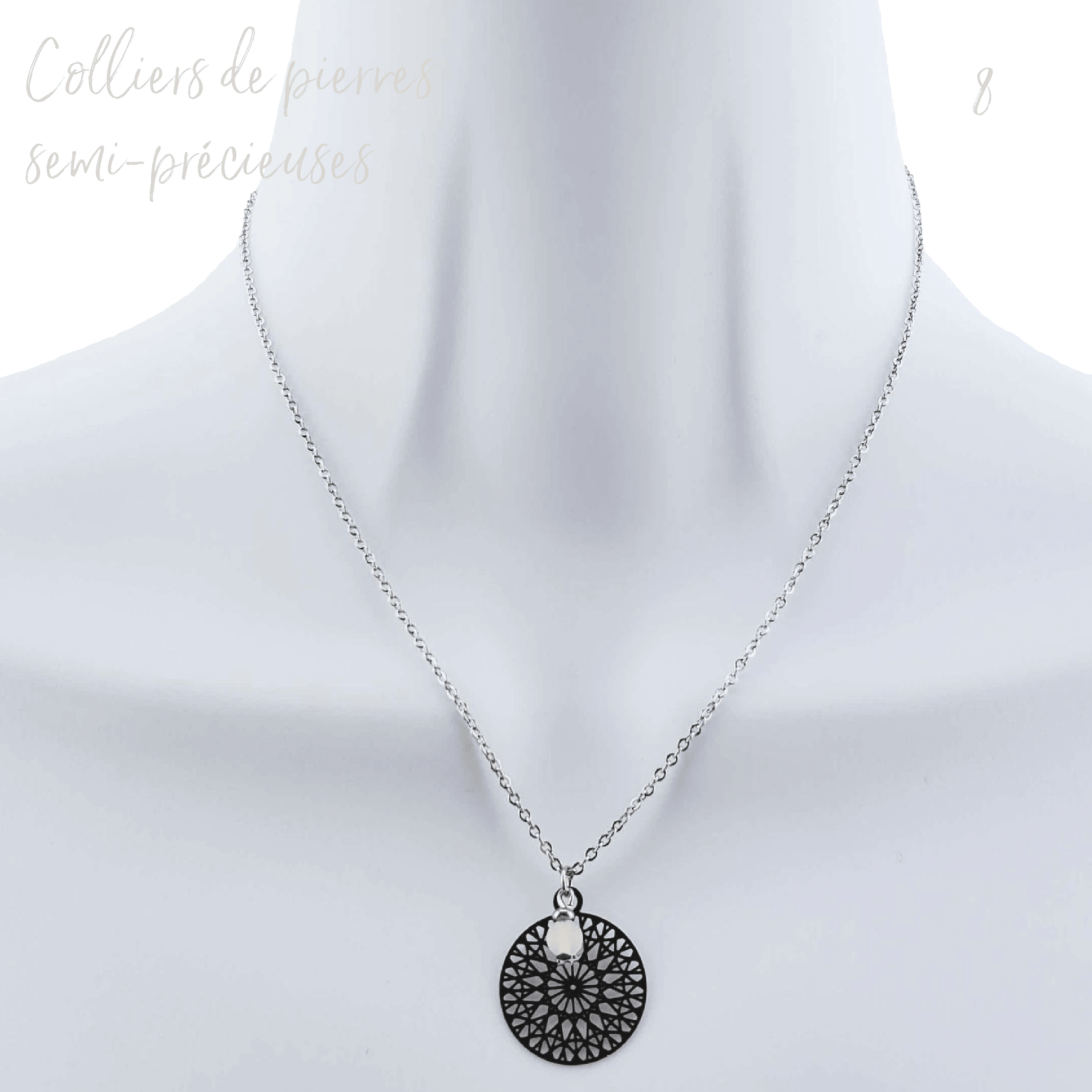 Bijoux Doigts de fée | Collection ''On Sème'' | Colliers de pierres semi-précieuses