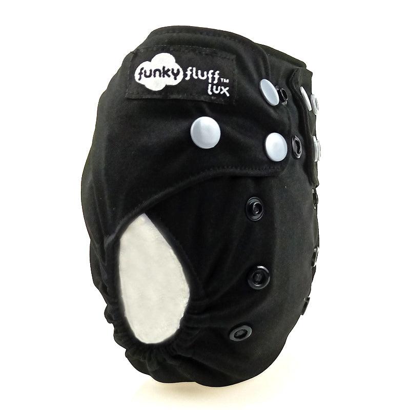 FUNKY FLUFF | Couche lavable à poche | taille NOUVEAU-NÉ | Baby-Got-Black