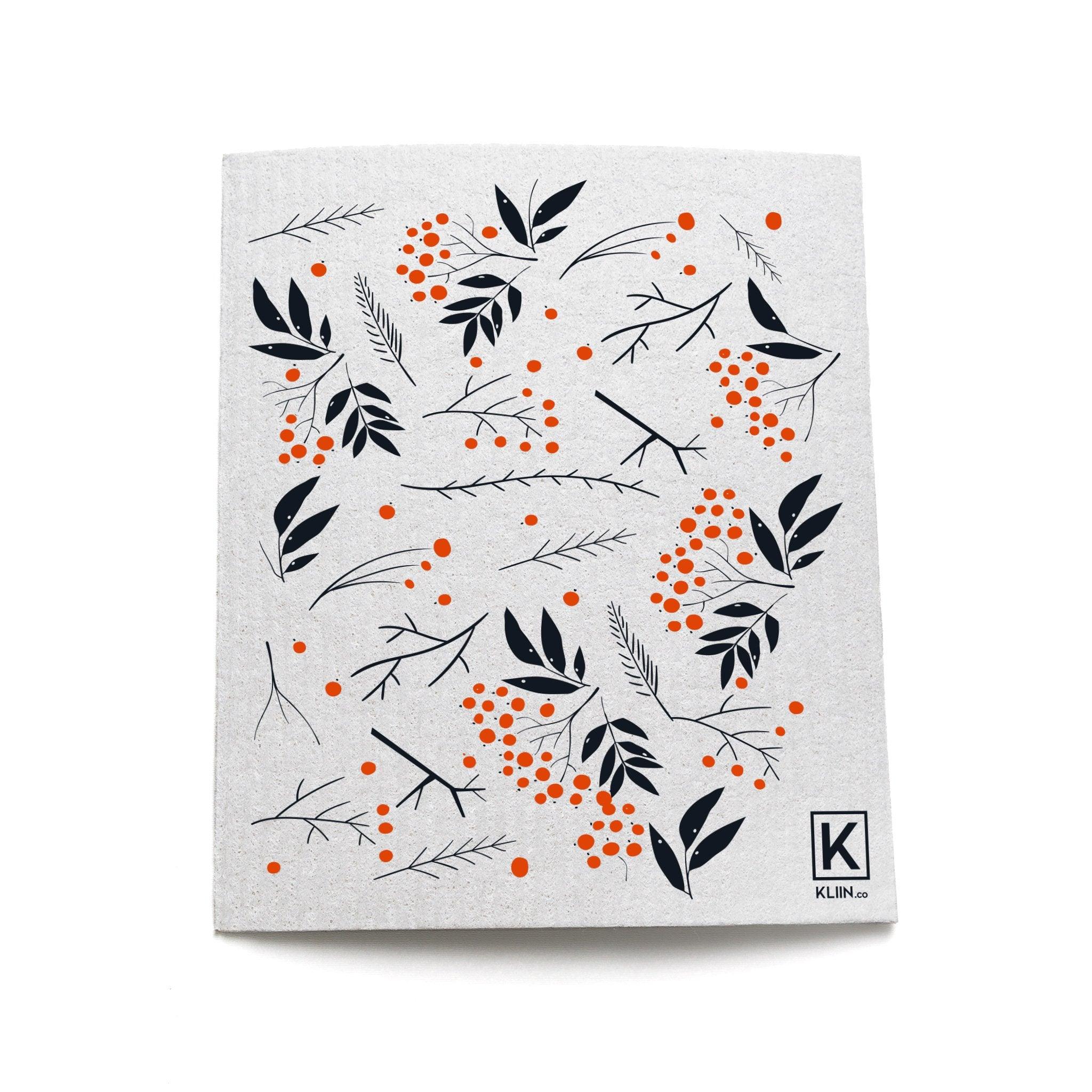 KLIIN | L'Essuie-tout réutilisable compostable | Petit | Combo des fêtes (4)