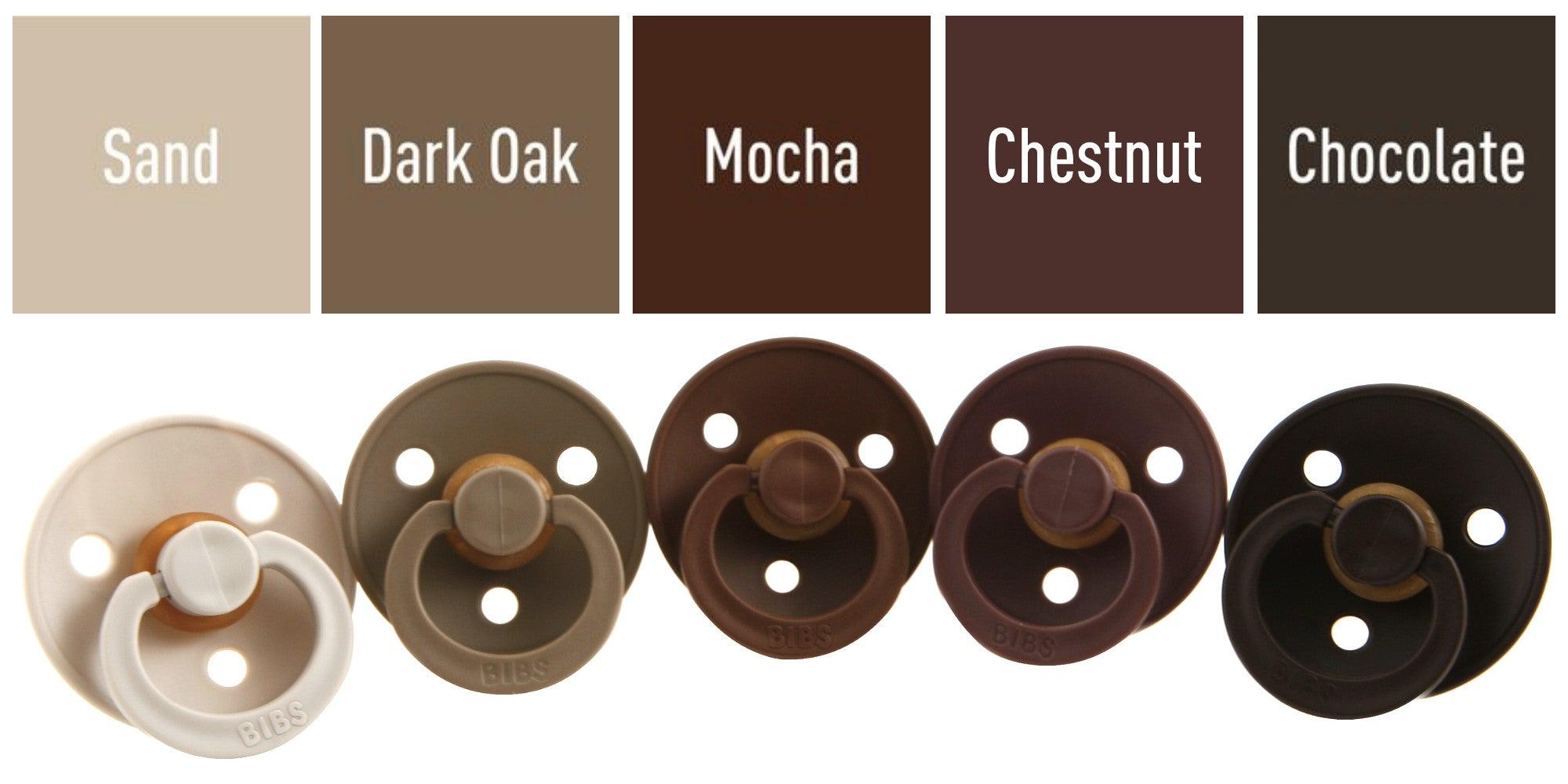 Bibs Original | Suces en caoutchouc naturel | Duo Dark Oak