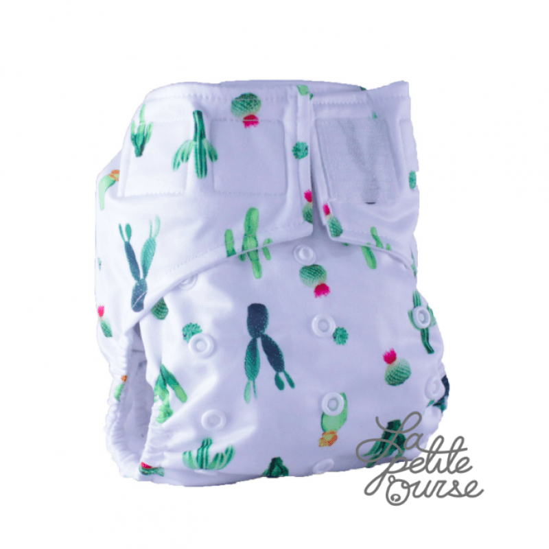 La Petite Ourse | Couche lavable à poche | taille unique | Cactus