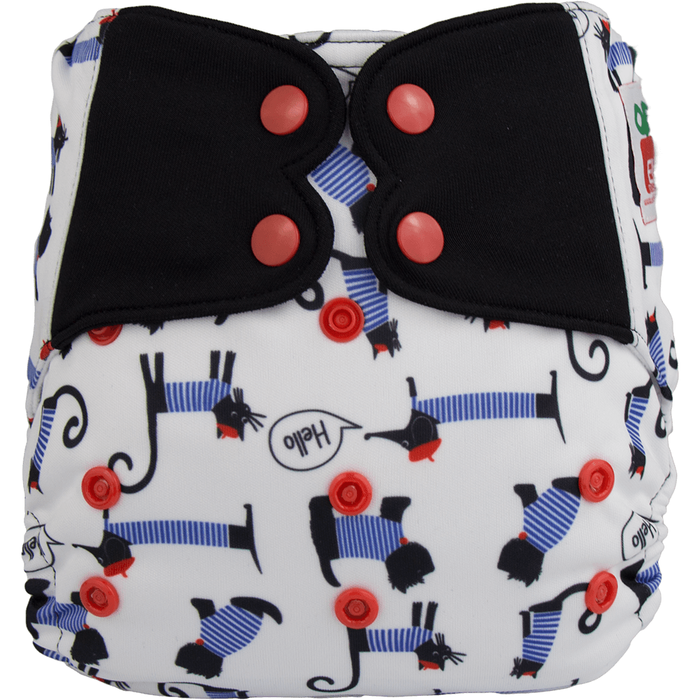 ELF | Couvre-couche (ou couche Tout en Deux) | Chien Parisien
