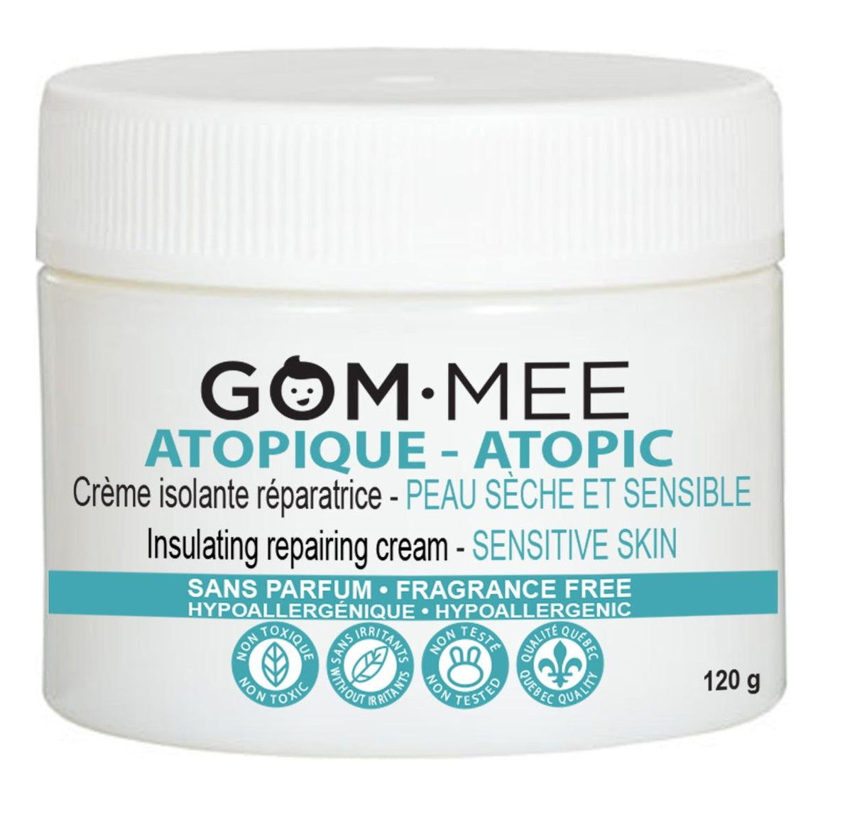 GOM-MEE | Crème atopique hypoallergénique eczéma et peau sensible - GOM-MEE