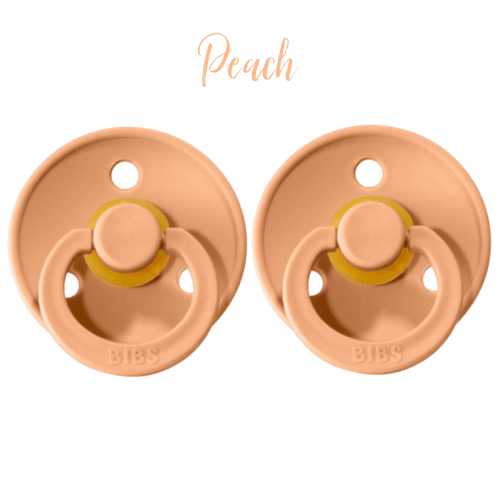 Bibs Original | Suces en caoutchouc naturel | Duo Peach