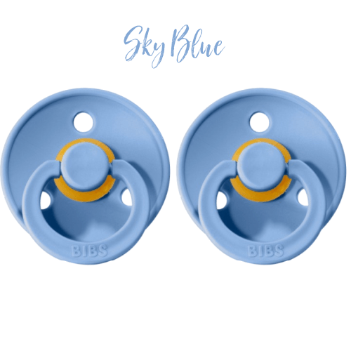 Bibs Original | Suces en caoutchouc naturel | Duo Sky Blue