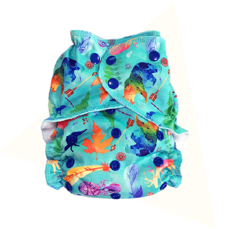 EASY PEASIES | Couche lavable à poche | taille BAMBIN | Wild & Free