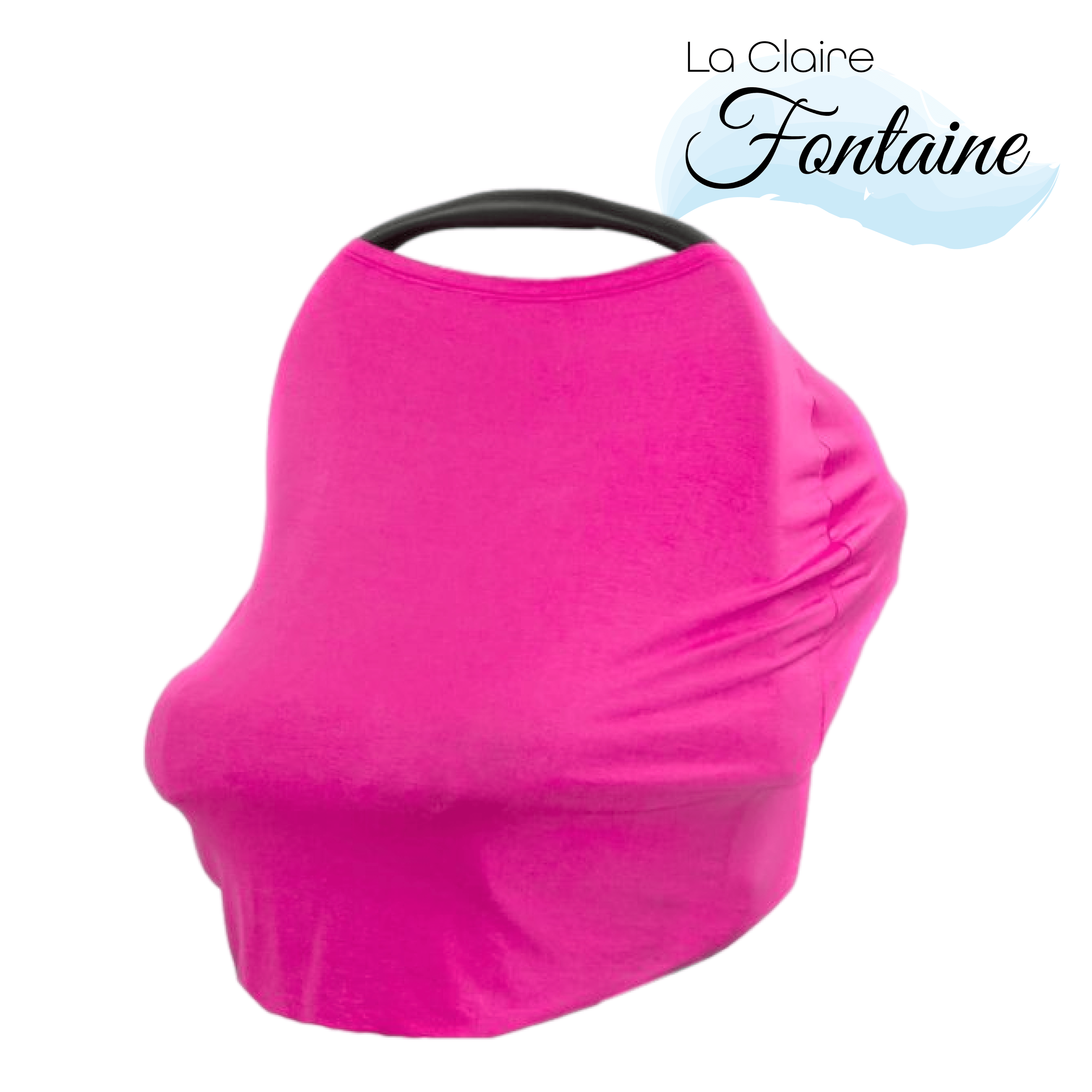 La Claire Fontaine | Écharpe d'allaitement multifonctions | Rose néon