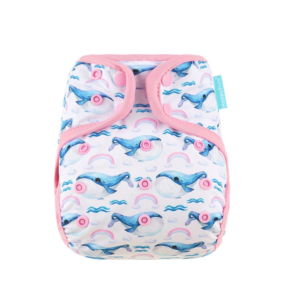 HAPPY FLUTE | Couvre-couche | taille unique | Whales