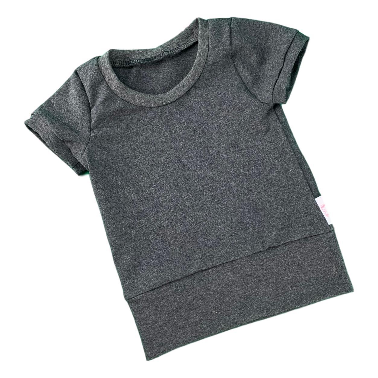 M3 | T-shirt évolutif uni | Gris charcoal