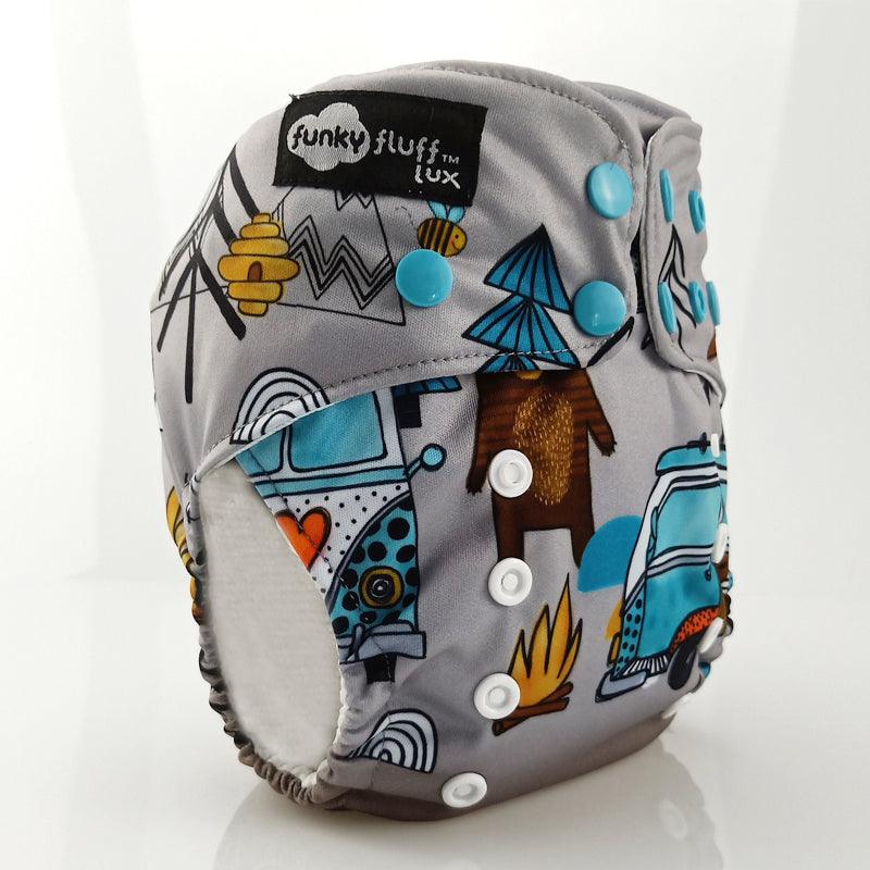 FUNKY FLUFF | Couche lavable à poche | taille unique | Kumbaya