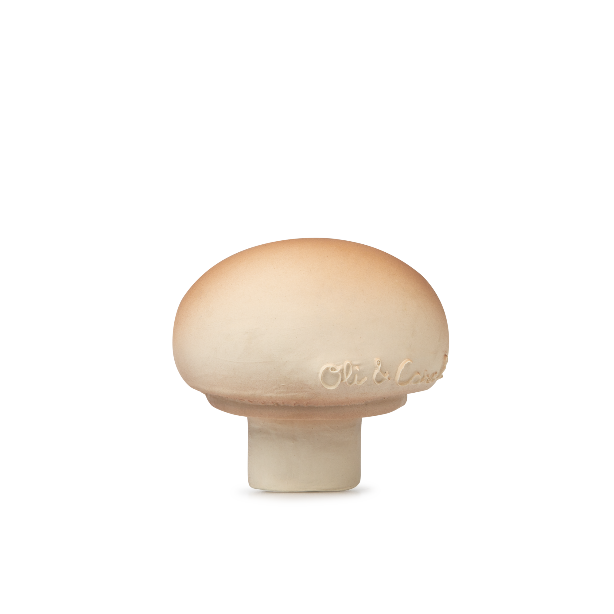 Oli & Carol | Jouet de caoutchouc 100% naturel | Fruits & Veggies | Manolo the Mushroom