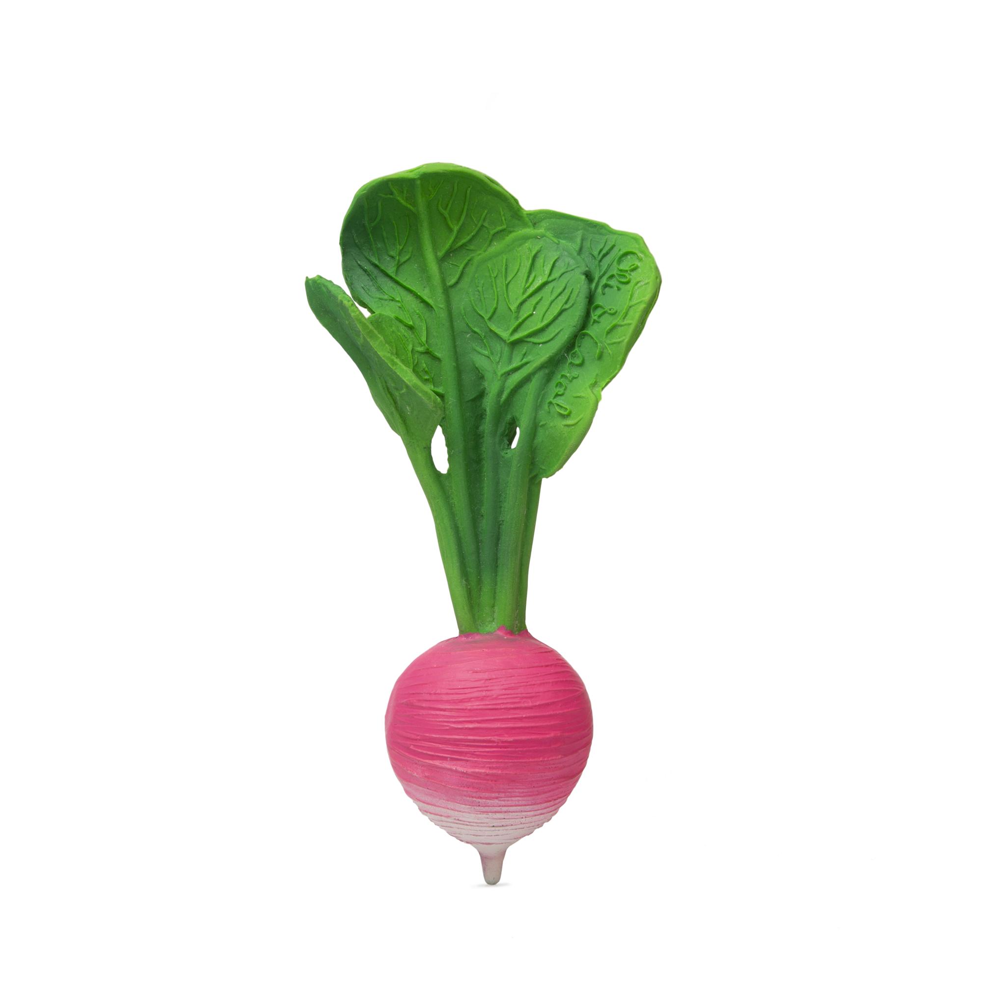 Oli & Carol | Jouet de caoutchouc 100% naturel | Fruits & Veggies | Ramona the Radish