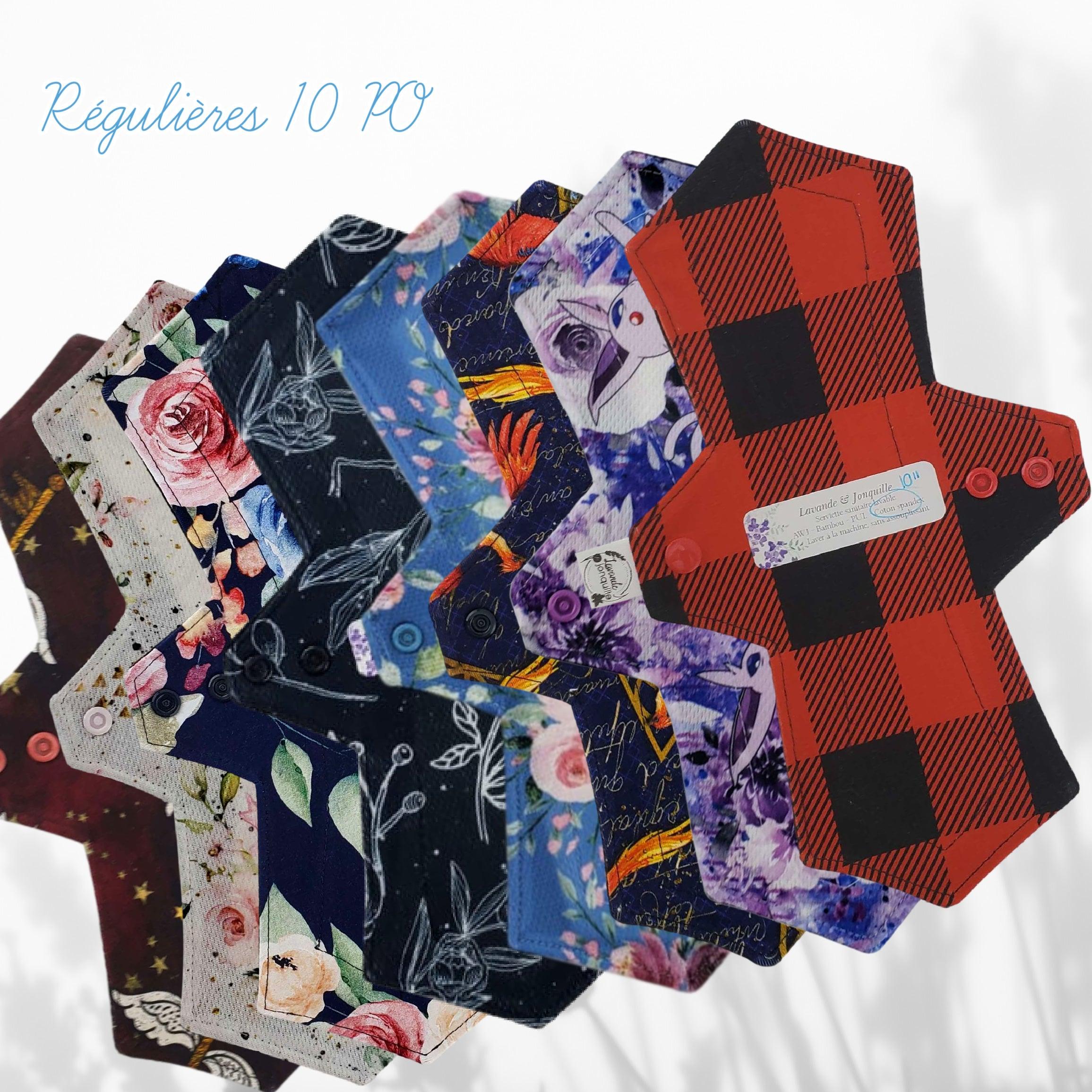 Lavande & Jonquille | Serviettes hygiéniques | Régulières (10 po)