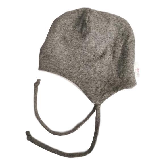 M3 | Tuque à cordons | Gris pâle (pompon vendu séparément)