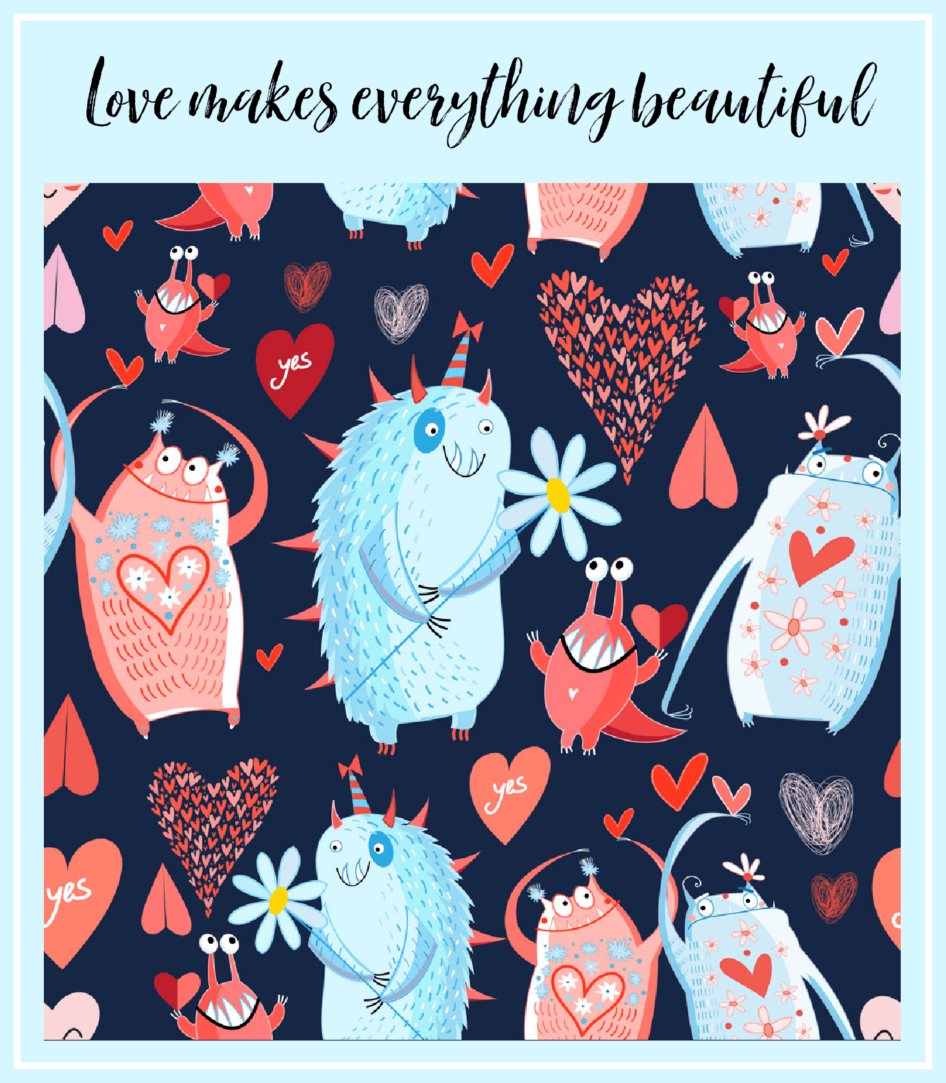 MINIHIP | Sac de transport | Love Makes Everything Beautiful