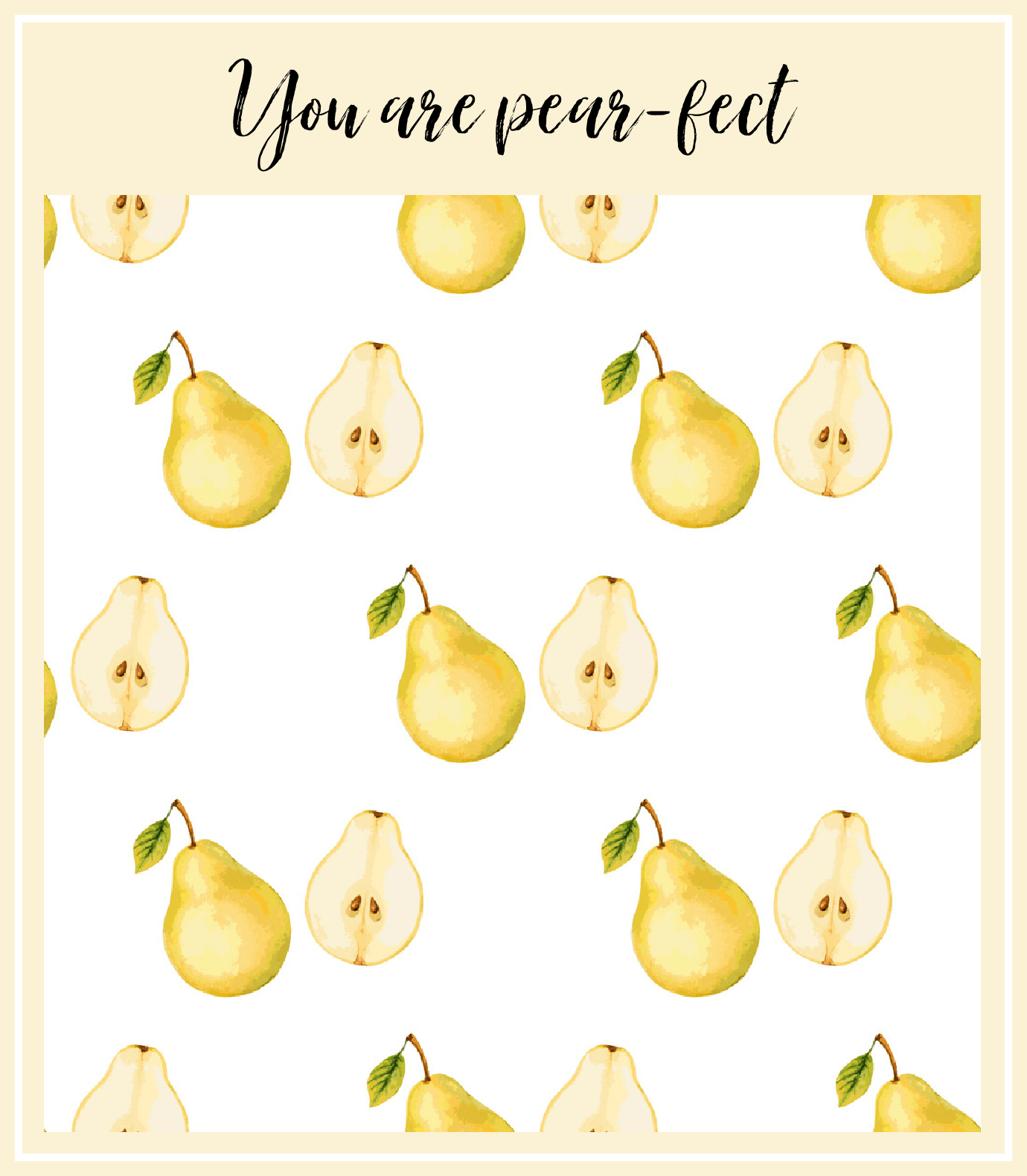 MINIHIP | Sac de transport | You are Pear-fect !