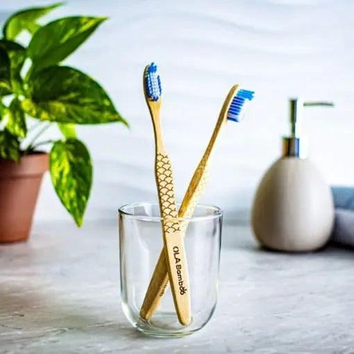 OLA Bamboo | Brosse à dent en bambou | adulte | OLa Tech