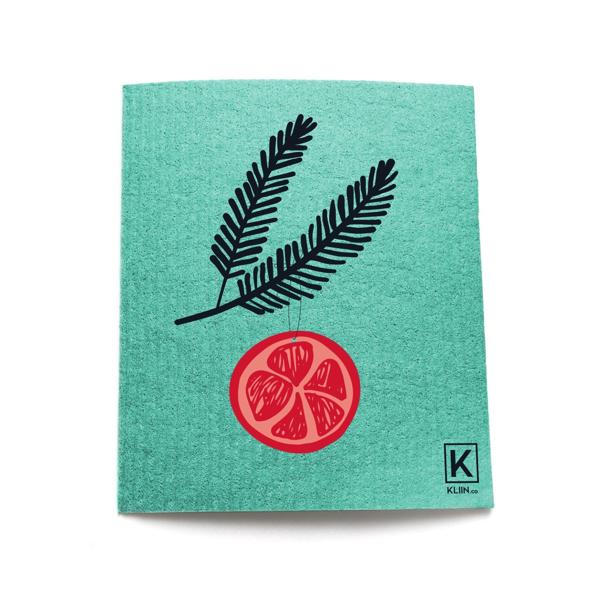 KLIIN | L'Essuie-tout réutilisable compostable | Petit | Tranche d'orange