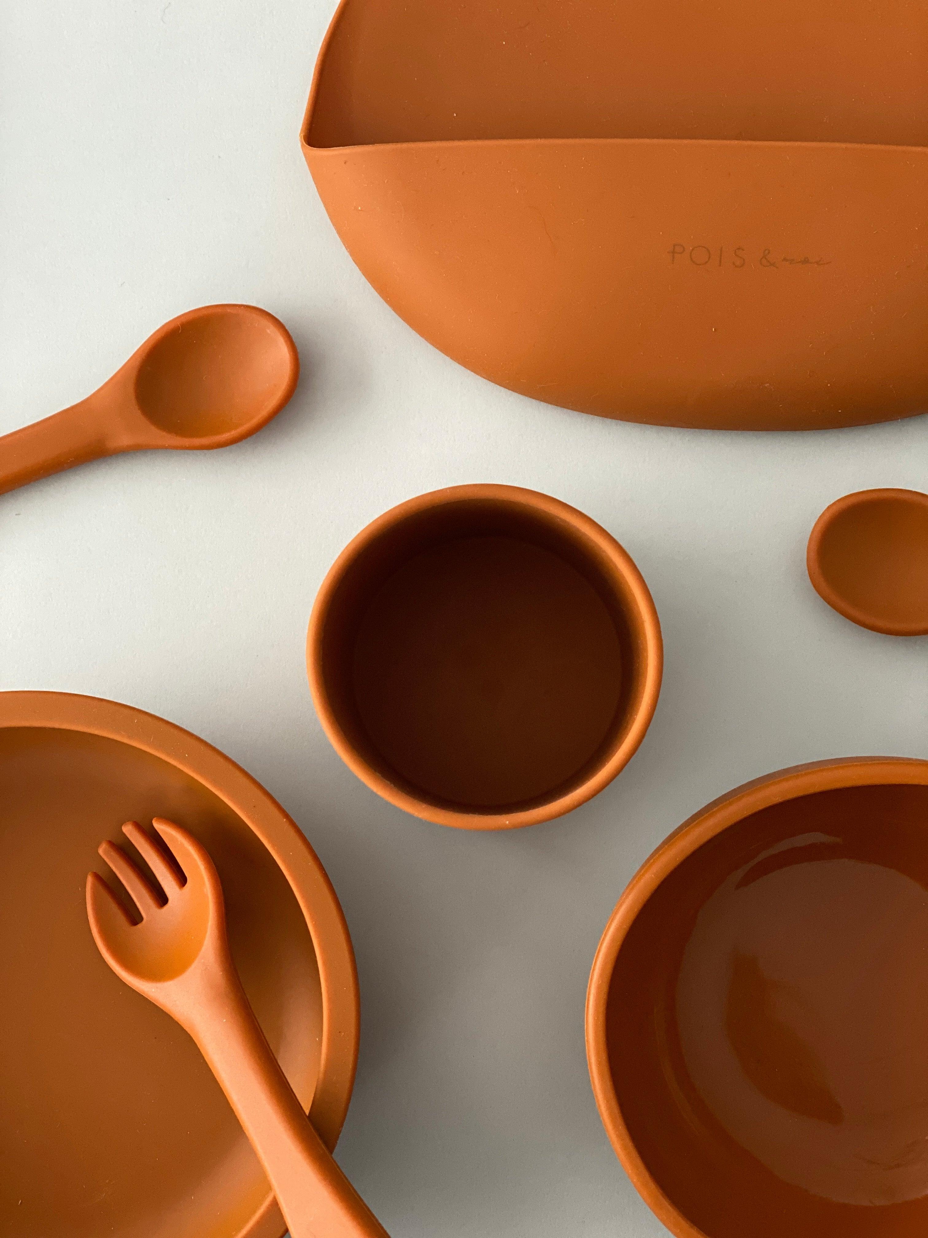 Pois&Moi | Assiette en silicone | Caramelo