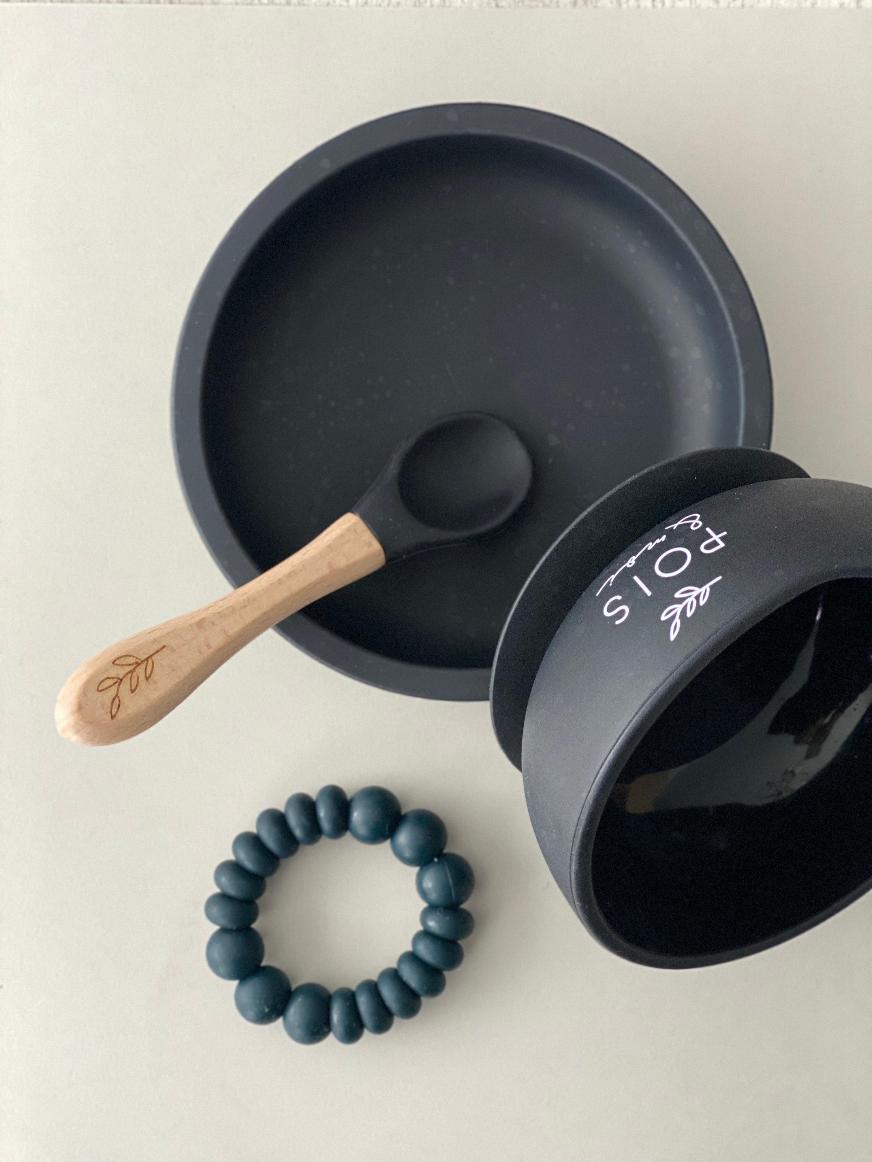Pois&Moi | Assiette en silicone | Nuit sombre