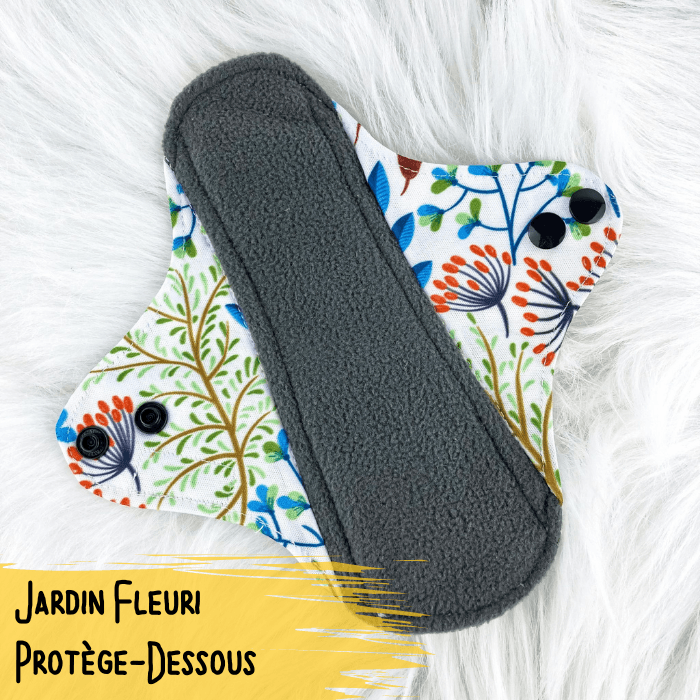 Bambou d'chou | Serviettes hygiéniques | Jardin fleuri