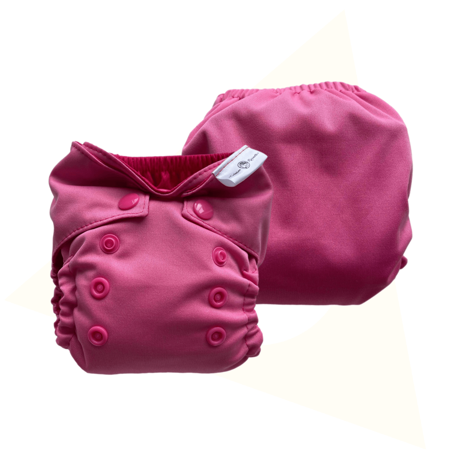 ROSINETTE | Couche lavable à poche | taille NOUVEAU-NÉ | Unie bubble gum