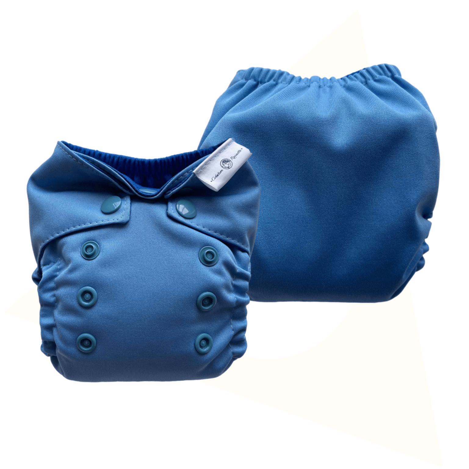 ROSINETTE | Couche lavable à poche | taille NOUVEAU-NÉ | Unie bleu poudre