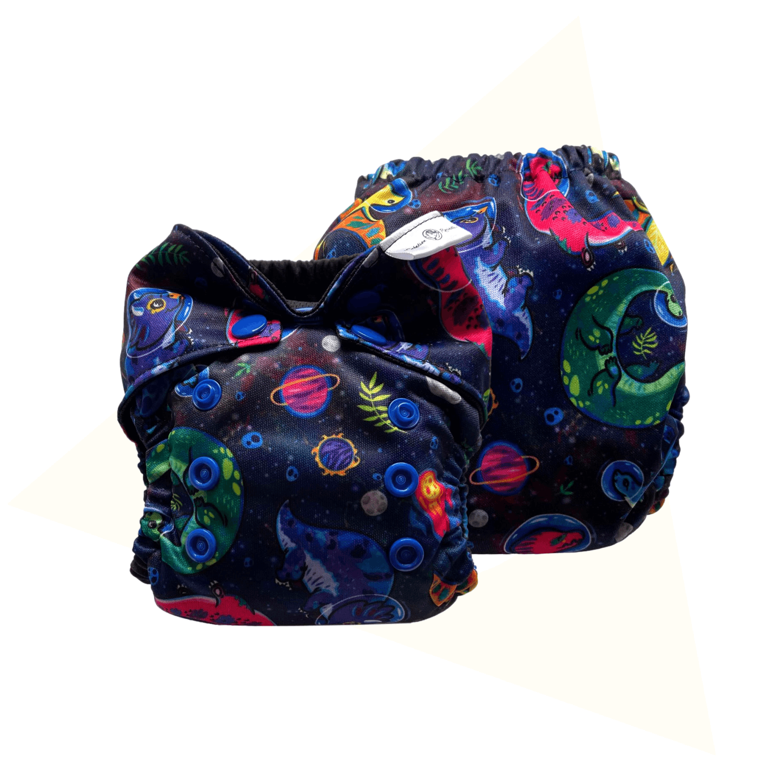 ROSINETTE | Couche lavable à poche | taille NOUVEAU-NÉ | Dino Space
